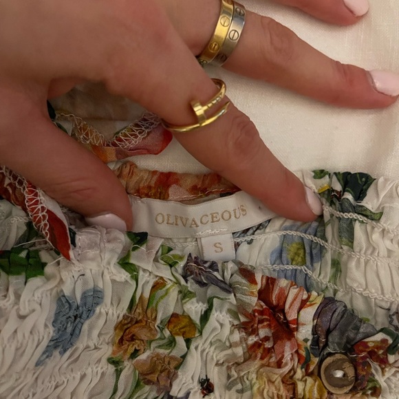 Floral Crop Top - Picture 2 of 2